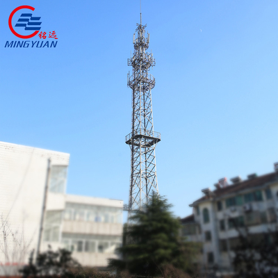 Antenne autosuffisante triangulaire galvanisée de transmission de la tour 30m 45m 60m Q355B GSM de cellules
