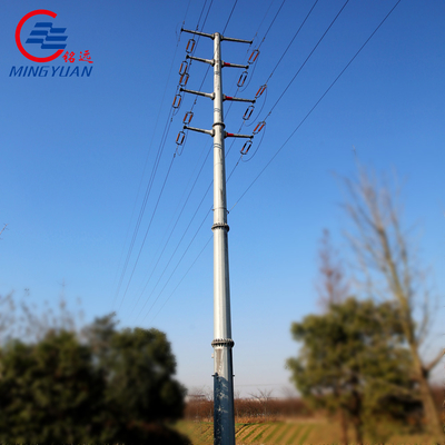 Les lignes de transmission à haute tension d'Electric Power Q355B ont galvanisé le trellis en acier Polonais
