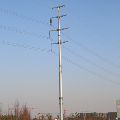La compagnie d'électricité plongée chaude Polonais en métal a galvanisé la tour à haute tension de transmission