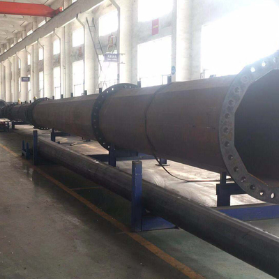 110kv a galvanisé Polonais électrique à haute tension Hexadecagon 9m de service