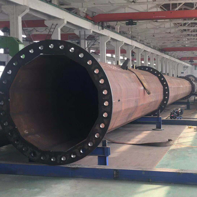 110kv a galvanisé Polonais électrique à haute tension Hexadecagon 9m de service