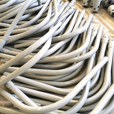 bras octogonal de double de Polonais Q235b de réverbère d'acier inoxydable de 15m
