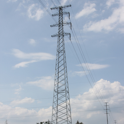 Tour angulaire à haute tension galvanisée de lignes électriques électriques de tour de Q235b