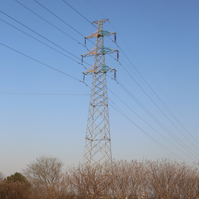 Tour angulaire à haute tension galvanisée de lignes électriques électriques de tour de Q235b