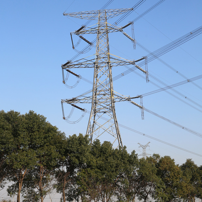 Tour angulaire à haute tension galvanisée de lignes électriques électriques de tour de Q235b