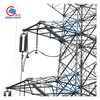 Haute tension électrique d'angle de tour de transmission de 220KV 330kV