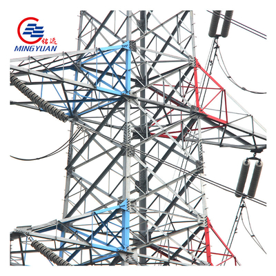Haute tension électrique d'angle de tour de transmission de 220KV 330kV