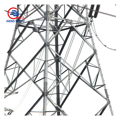 Haute tension électrique d'angle de tour de transmission de 220KV 330kV