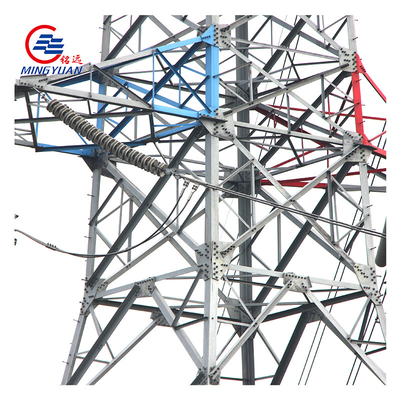 Haute tension électrique d'angle de tour de transmission de 220KV 330kV