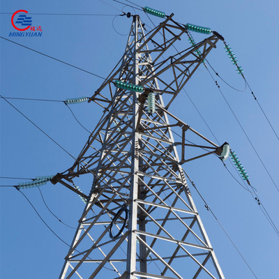 La tour électrique 35kV de transmission de pylône de trellis pêchent l'acier 0,85 KN/Sqm