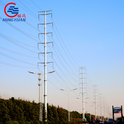 70ft 11kv Polonais de service en acier, compagnie d'électricité octogonale Polonais