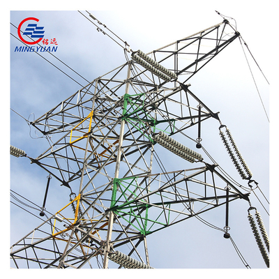 La tour à haute tension de transmission d'énergie électrique a galvanisé Q345 ASTM A123
