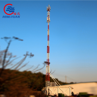Antenne autosuffisante triangulaire galvanisée de transmission de la tour 30m 45m 60m Q355B GSM de cellules