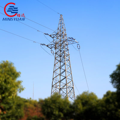 Les lignes de transmission à haute tension d'Electric Power Q355B ont galvanisé le trellis en acier Polonais