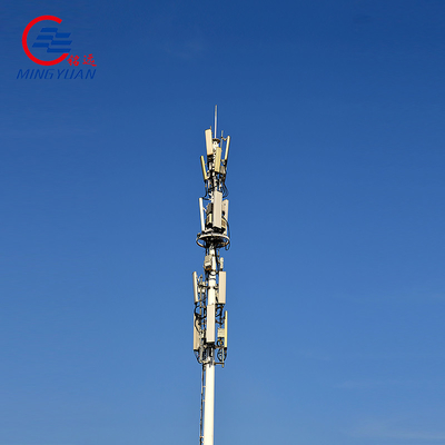 GR65 SS400 a galvanisé l'angle en acier de télécommunication domine tubulaire polygonal octogonal