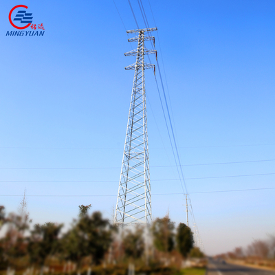 Ligne de transmission en acier de tour de trellis électrique autosuffisant de puissance Polonais quatre à jambes