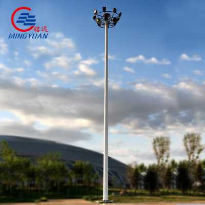 Norme ANSI solaire élevée extérieure en acier galvanisée de la lampe LED de parc de mât de Polonais de réverbère