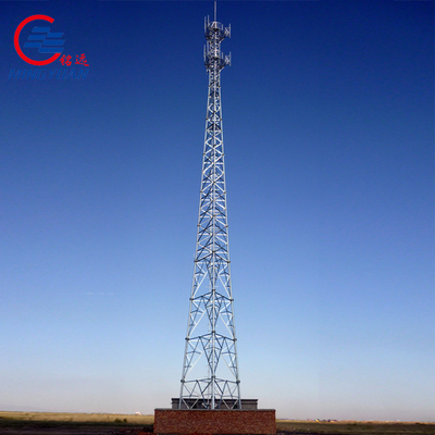 Tour hertzienne d'antenne d'OEM de HDG de mât de télécommunication octogonale de tour